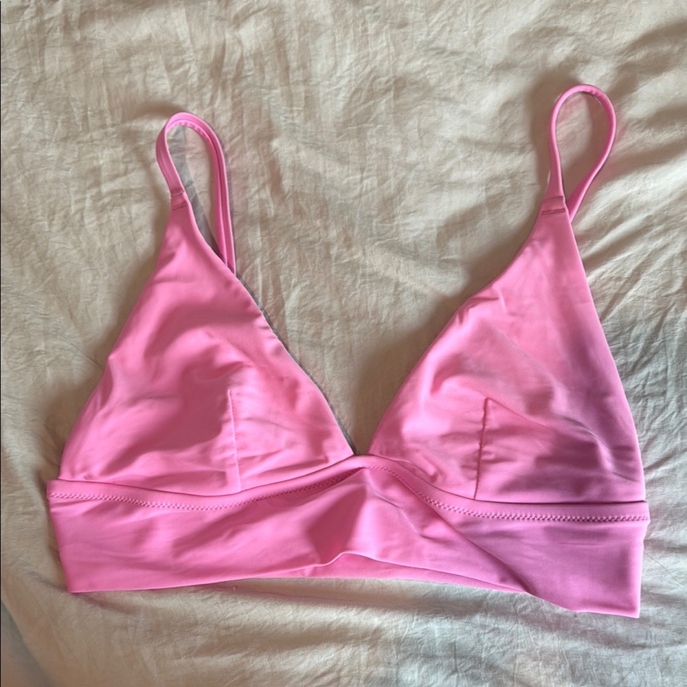 Aerie triangle bikini top